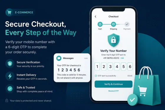 E-commerce checkout OTP