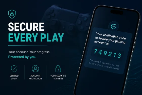 Gaming account OTP security
