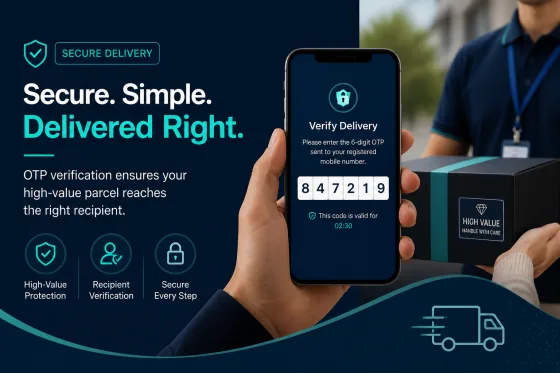 Logistics parcel OTP verification