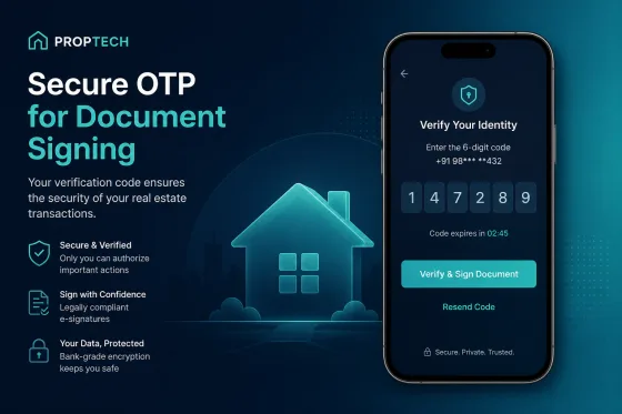Real estate document OTP signing