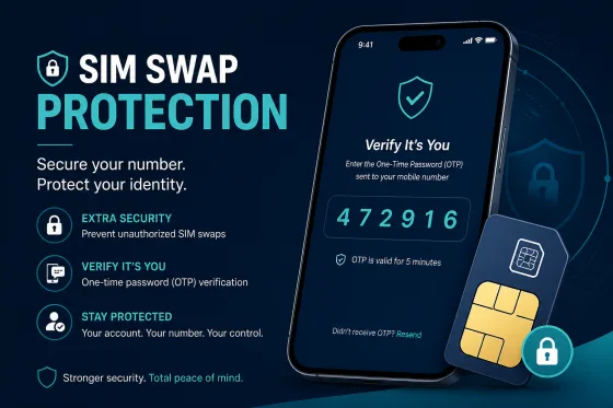Telecom SIM swap OTP protection