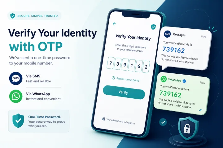 OTP verification code used to prove user identity